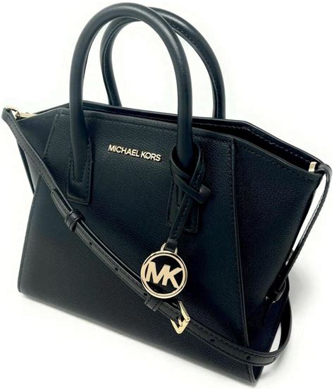 MICHAEL Michael Kors Avril Small Top Zip Leather Satchel